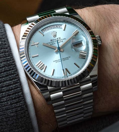 rolex platinum day date replica|Rolex datejust knock off.